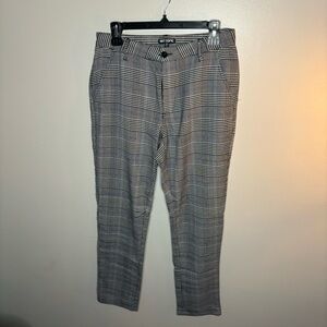 Hot Topic Pants Plaid Black and White sz 30